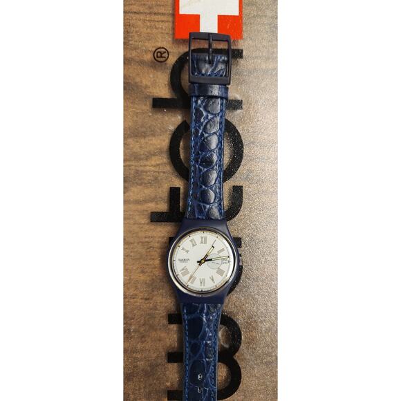 Vintage Swatch DIAMONDS GN706 Daydate watch New old stock in case with paperwork - Picture 3 of 8